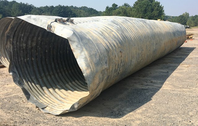 Galvanized Culvert - 72 IN X 40 FT - Qty 1 / Lot 6